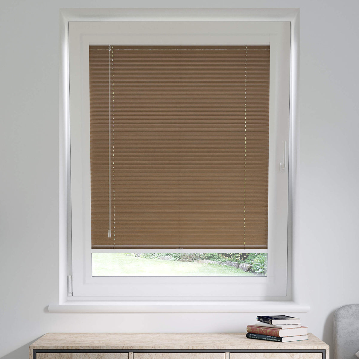 Buy Perfect Fit Amber Wood Effect Blinds 25mm Blinds4You