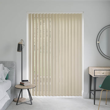 Barcelona Beige Vertical Blinds: 1370mm x 2160mm Exact