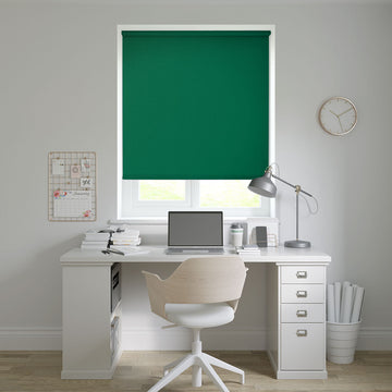 Libra Cacti Green Roller Blinds: 930mm x 1170mm Recess