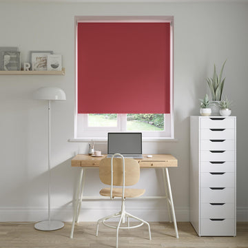Libra Scarlett Red Roller Blinds