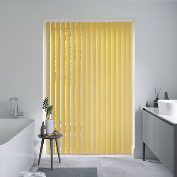 Barcelona Amalfi Yellow Vertical Blinds