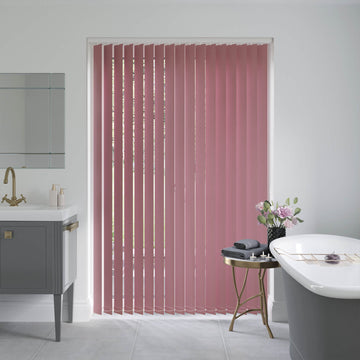 Barcelona Arcadia Pink Vertical Blinds