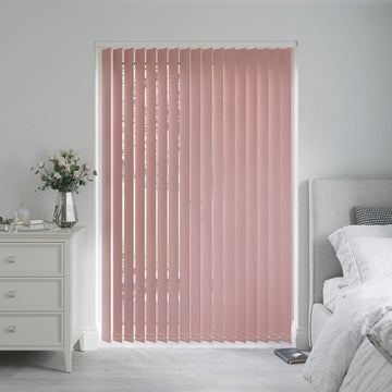Barcelona Bossa Pink Vertical Blinds