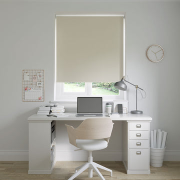 Barcelona Butter Cream Roller Blinds
