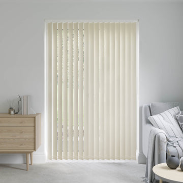 Barcelona Butter Cream Vertical Blinds