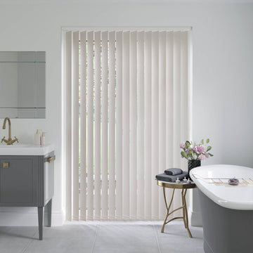 Barcelona Dove Cream Vertical Blinds