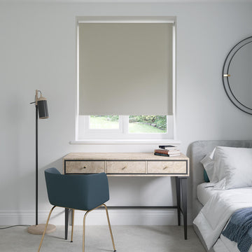 Barcelona Grey Whisper Electric Roller Blinds