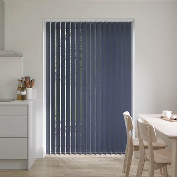 Barcelona Indigo Blue Vertical Blinds