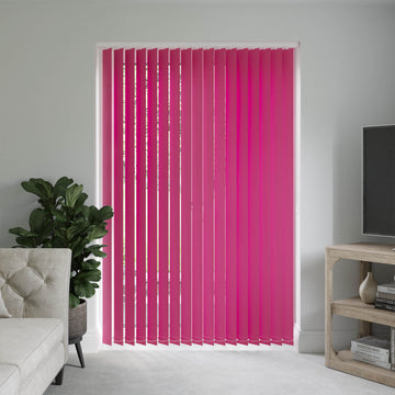 Barcelona Lipstick Pink Vertical Blinds
