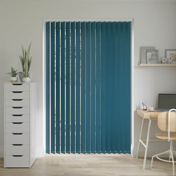 Barcelona Mambo Blue Vertical Blinds