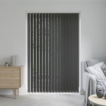 Barcelona Noir Black Vertical Blinds