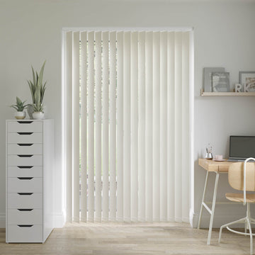 Barcelona Oyster Cream Vertical Blinds