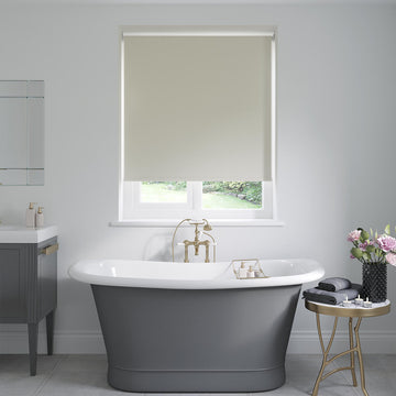 Barcelona Paper White Electric Roller Blinds