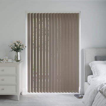 Barcelona Portobello Brown Vertical Blinds