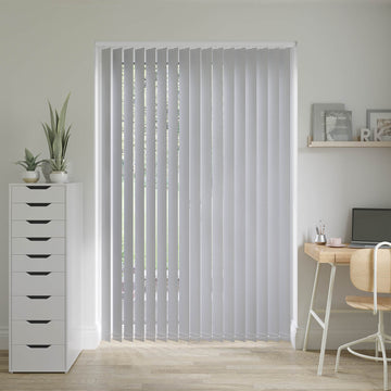 Barcelona Vellum Grey Vertical Blinds